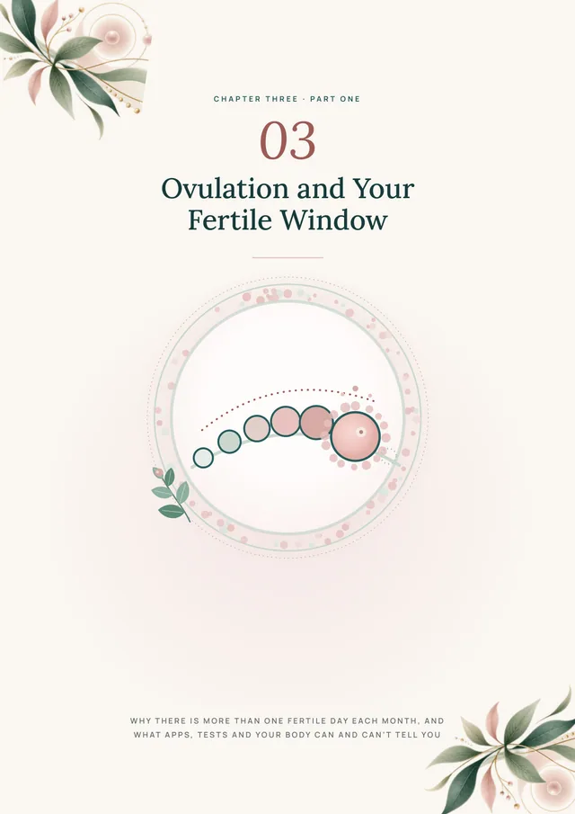 Opening page of Chapter 3: Ovulation and Your Fertile Window